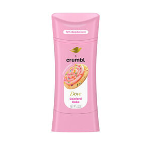 Dove Crumbl Deodorant Stick Crumbl Confetti Cake Aluminum Free, 2.6oz